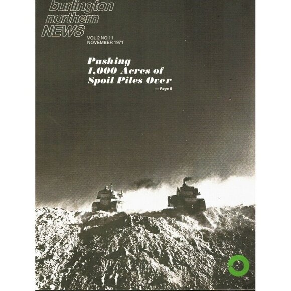 BURLINGTON NORTHERN NEWS VOL. 2 NO. 11 NOV. 1971 - Picture 1 of 1